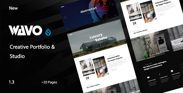 Wavo - Creative Portfolio & Agency Drupal 9 Theme - 6